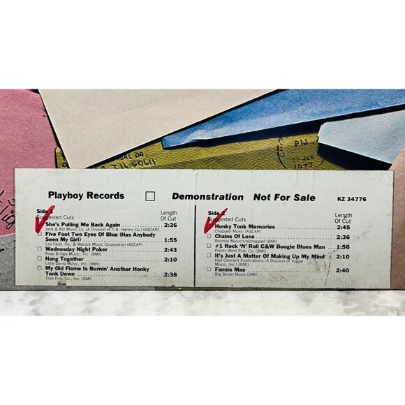 Mickey Gilley First Class Vinyl LP Country Radio Station Copy 1977 Playboy - Picture 6 of 8